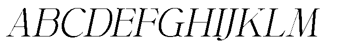 Shiffont Serif Light Italic Font