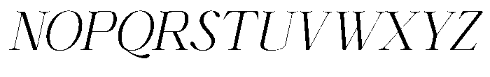 Shiffont Serif Light Italic Font UPPERCASE