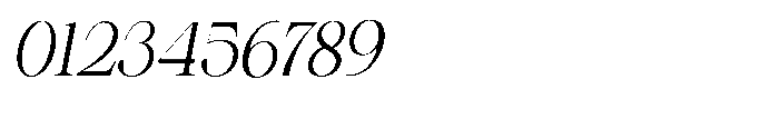 Shiffont Serif Light Semi Condensed Italic Font OTHER CHARS