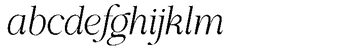 Shiffont Serif Light Semi Condensed Italic FONT