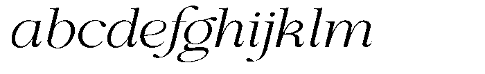 Shiffont Serif Light Semi Expanded Italic FONT