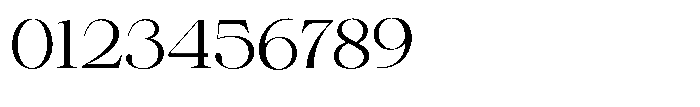 Shiffont Serif Light Semi Expanded Font OTHER CHARS