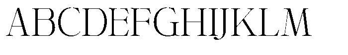 Shiffont Serif Light Font UPPERCASE