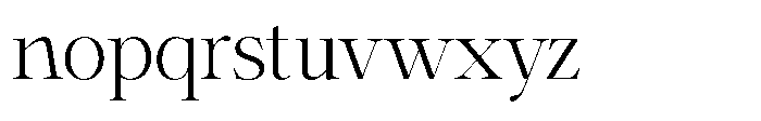 Shiffont Serif Light Font LOWERCASE