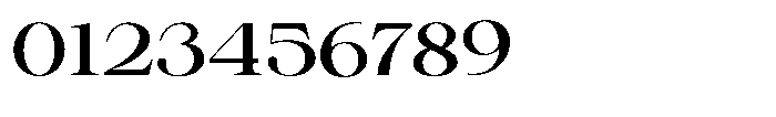 Shiffont Serif Medium Expanded Font OTHER CHARS