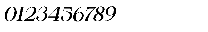 Shiffont Serif Medium Italic Font OTHER CHARS