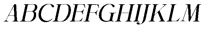 Shiffont Serif Medium Italic Font