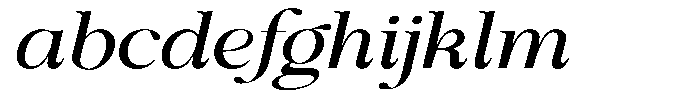 Shiffont Serif Medium Semi Expanded Italic FONT