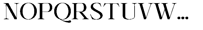 Shiffont Serif Medium Semi Expanded Font UPPERCASE