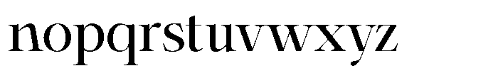Shiffont Serif Medium Font LOWERCASE