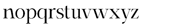 Shiffont Serif Regular Font LOWERCASE
