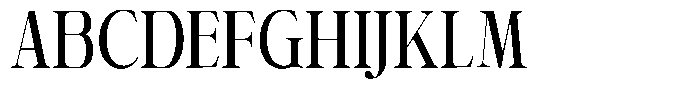 Shiffont Serif Semi Bold Condensed Font UPPERCASE