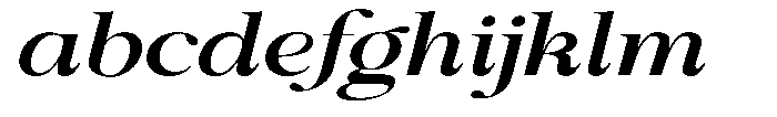 Shiffont Serif Semi Bold Expanded Italic FONT