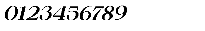 Shiffont Serif Semi Bold Semi Expanded Italic Font OTHER CHARS