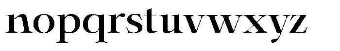 Shiffont Serif Semi Bold Semi Expanded Font LOWERCASE