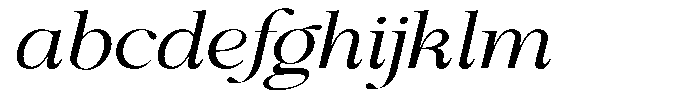 Shiffont Serif Semi Expanded Italic FONT