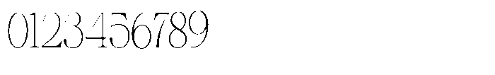 Shiffont Serif Thin Condensed Font OTHER CHARS