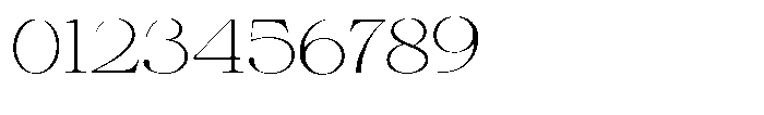 Shiffont Serif Thin Expanded Font OTHER CHARS