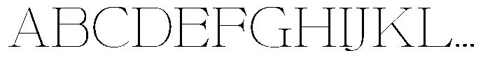 Shiffont Serif Thin Expanded Font