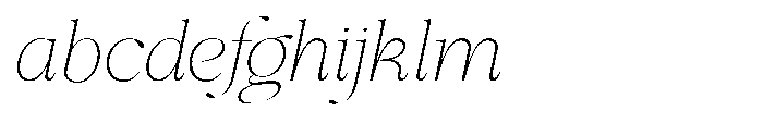 Shiffont Serif Thin Italic FONT