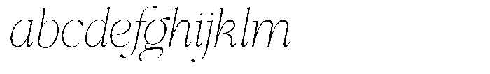 Shiffont Serif Thin Semi Condensed Italic FONT