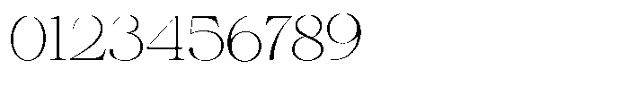 Shiffont Serif Thin Semi Expanded Font OTHER CHARS