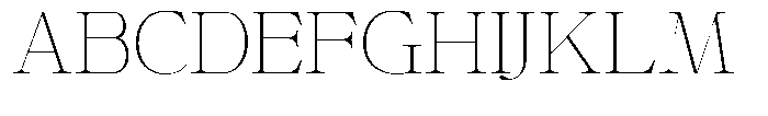 Shiffont Serif Thin Semi Expanded Font