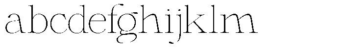 Shiffont Serif Thin Semi Expanded FONT
