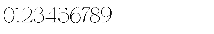 Shiffont Serif Thin Font OTHER CHARS