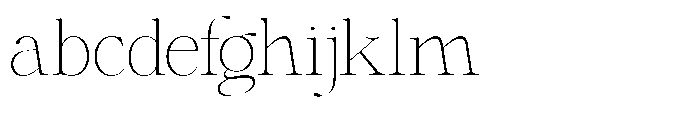 Shiffont Serif Thin FONT