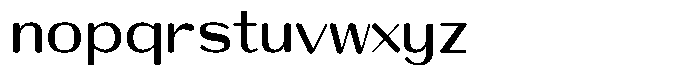 Shiftea Black Condensed Font LOWERCASE