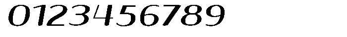 Shiftea Black Expanded Italic Font OTHER CHARS