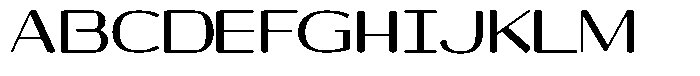 Shiftea Black Semi Condensed Font UPPERCASE