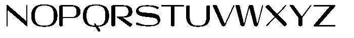 Shiftea Black Semi Condensed Font UPPERCASE