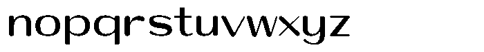 Shiftea Black Semi Condensed Font LOWERCASE