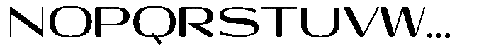 Shiftea Black Semi Expanded Font UPPERCASE