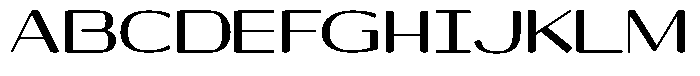 Shiftea Black Font UPPERCASE