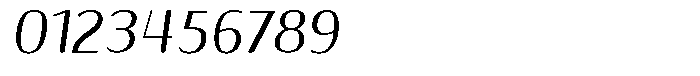 Shiftea Bold Condensed Italic Font OTHER CHARS