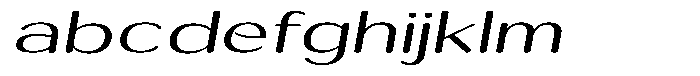 Shiftea Bold Expanded Italic FONT