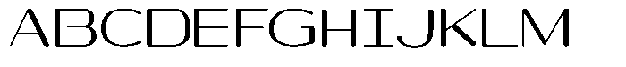 Shiftea Bold Semi Condensed Font UPPERCASE