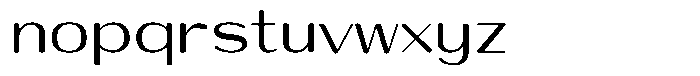 Shiftea Bold Semi Condensed Font LOWERCASE