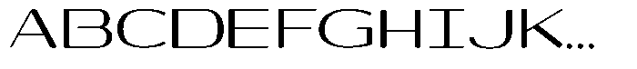 Shiftea Bold Semi Expanded Font UPPERCASE
