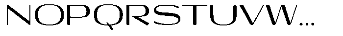 Shiftea Bold Semi Expanded Font UPPERCASE