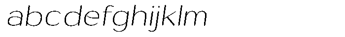 Shiftea Condensed Italic FONT