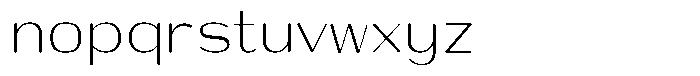 Shiftea Condensed Font LOWERCASE