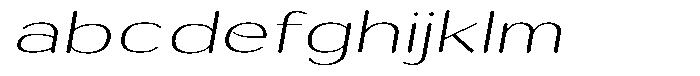 Shiftea Expanded Italic FONT