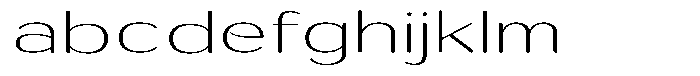 Shiftea Expanded FONT