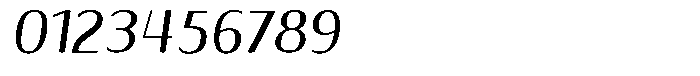 Shiftea Extra Bold Condensed Italic Font OTHER CHARS