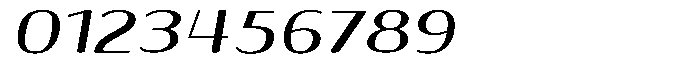Shiftea Extra Bold Exp Italic Font OTHER CHARS