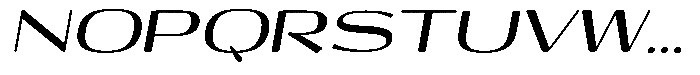 Shiftea Extra Bold Exp Italic Font UPPERCASE